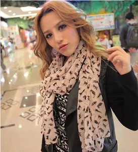 2021 thiết kế mới người phụ nữ đẹp mèo thiết kế khăn lụa đồ trang sức khăn voan - Product Image 1