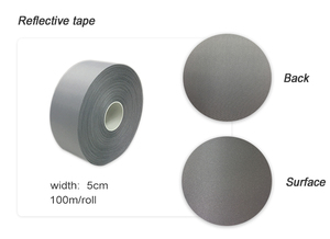 Youguang 반사 소재 고반사 폴리에스터 패브릭 테이프 250-330CD Hivs 안전 의류/가방 반사 스트립에 바느질 - Product Image 4
