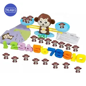 Montessori Digital Monkey Balance Educational Kids Math Learning Toys