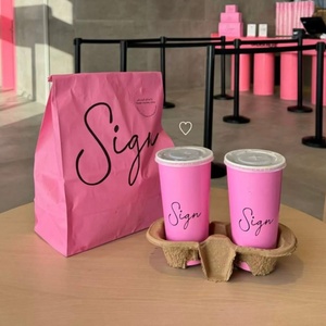 Bolsa de Papel Biodegradable de Grado Alimenticio, Ecológica, para Panadería, Comida Rápida, Hamburguesas, Papas Fritas, Bolsa de Embalaje para Llevar, Precio de Fábrica - Product Image 2