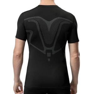 T-shirt de sport à séchage rapide pour hommes, respirant, à compression, à manches courtes, pour la salle de sport, la course à pied - Product Image 1