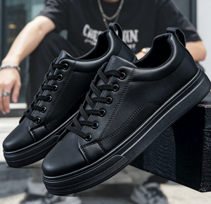 Nuove <span class=keywords><strong>Scarpe</strong></span> da Skateboard da <span class=keywords><strong>Uomo</strong></span>, Versione Coreana, Versatili, Casual, <span class=keywords><strong>con</strong></span> <span class=keywords><strong>Suola</strong></span> Morbida, <span class=keywords><strong>Scarpe</strong></span> Bianche Traspiranti, <span class=keywords><strong>Scarpe</strong></span> da Lavoro <span class=keywords><strong>Nere</strong></span> - Product Image 1