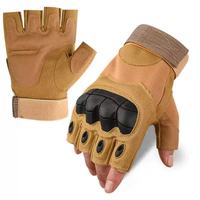 SONICE microfibre demi-doigt gants tactiques résistant à l'écran tactile tir en plein air équitation équipement de défense personnelle