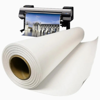 Rollo de Lienzo de Poliéster de Aplicación Versátil con Acabado Mate para Tinta Acuosa y Ecosolvente, Compatible con Múltiples Marcas de Impresoras