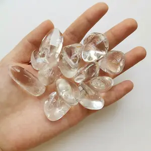 20-30Mm Natural Clear Kristal Kuarsa Jatuh Batu Riki Penyembuhan Batu untuk Grosir