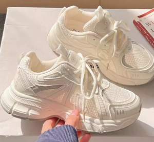 <span class=keywords><strong>Sneakers</strong></span> <span class=keywords><strong>bianche</strong></span> Casual da donna scarpe da corsa comode e traspiranti di buona qualità per ragazze taglia 35-40 per la primavera - Product Image 5