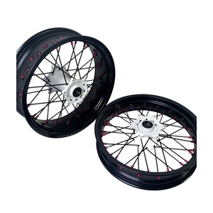 Ruedas Supermoto de 17 Pulgadas para EXC SXF XC-W TPI <span class=keywords><strong>125</strong></span> 250 300 450 500, Bujes de Aleación de Aluminio CNC, Llantas de Carreras Motard, Mejora de Durabilidad - Product Image 6