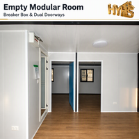 Maison mobile préfabriquée de luxe extensible, couleur personnalisée, 40Ft 20Ft 30Ft, avec serre intégrée, 2 3 4 chambres, appartement, hôtel, moderne