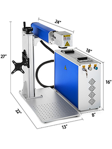 Máquina de Marcado Láser de Fibra Vevor Sihao de 30W y 150*150mm para Materiales Metálicos con Punto Rojo - Product Image 2
