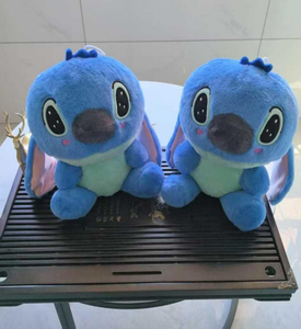 Peluche Stitch 30 cm, jouet en peluche doux pour enfants de 2 à 4 ans, unisexe, couleur bleue - Product Image 3