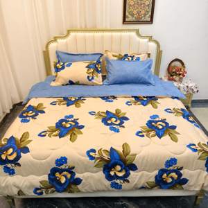 Ensemble de literie 6 pièces King Size <span class=keywords><strong>en</strong></span> coton doux avec rideaux, prêt à être expédié - Product Image 5