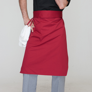 Checkedout Khuyến mãi giá rẻ eo Nhiều màu Polyester và Cotton nửa trắng tạp dề với một túi - Product Image 5