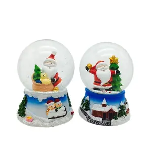 Сувенирные подарки из смолы на заказ, Рождественский стеклянный снежный шар