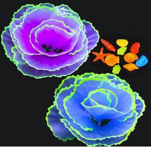 Siliconen Gloeiende Kunstmatige Aquarium Aquarium Koraal Planten Ornament Onderwater Huisdieren Decor - Product Image 5