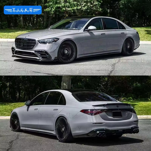 Kit Carrozzeria in Fibra di Carbonio B per <span class=keywords><strong>Mercedes</strong></span>-<span class=keywords><strong>Benz</strong></span> <span class=keywords><strong>Classe</strong></span> <span class=keywords><strong>S</strong></span> S450 S63 W223 2021-2022 - Upgrade Labbro Anteriore/Typhoon Anteriore/Diffusore Posteriore/Spoiler - Product Image 4