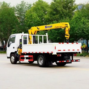 รถบรรทุก ISUZU ขนาดเล็ก 4 ตัน พร้อมเครนไฮดรอลิกสำหรับยกสินค้า - Product Image 2