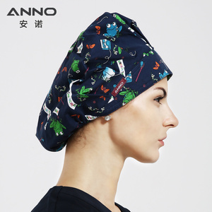 <span class=keywords><strong>Divisa</strong></span> e Cappelli per Infermieri di Alta Qualità con Motivi Stampati alla Moda per Medici, Tessuto per Ospedale, Unisex, Taglia Unica - Product Image 4