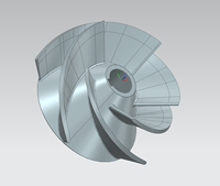 Centre d'usinage CNC 5 axes haute précision personnalisable pour brochage, fraisage et perçage d'impellers de turbine en acier inoxydable
