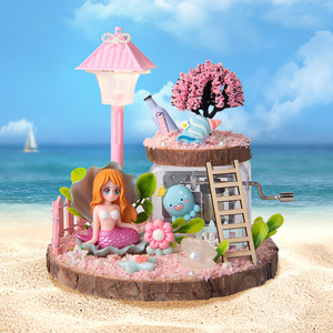 Boîte à musique DIY, modèle Forêt Musicale des Contes de Fées, matériaux et accessoires, artisanat fait main pour enfants, cadeau pour femmes, emballage en boîte colorée - Product Image 3