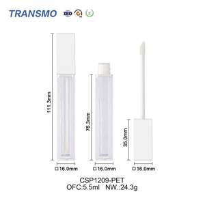 Brillo Labial, 100 Tubos Vacíos Únicos de 5.5ml, Tubos de Brillo Labial Vacíos de 3.5ml, Tubo de Brillo Labial Ecológico de PET - Product Image 2