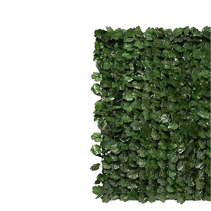 Rollo de pared de plástico de polietileno con certificación UV hecho a mano, valla de cobertura de césped <span class=keywords><strong>artificial</strong></span> de hoja verde para ocasiones artesanales de balcón - Product Image 2