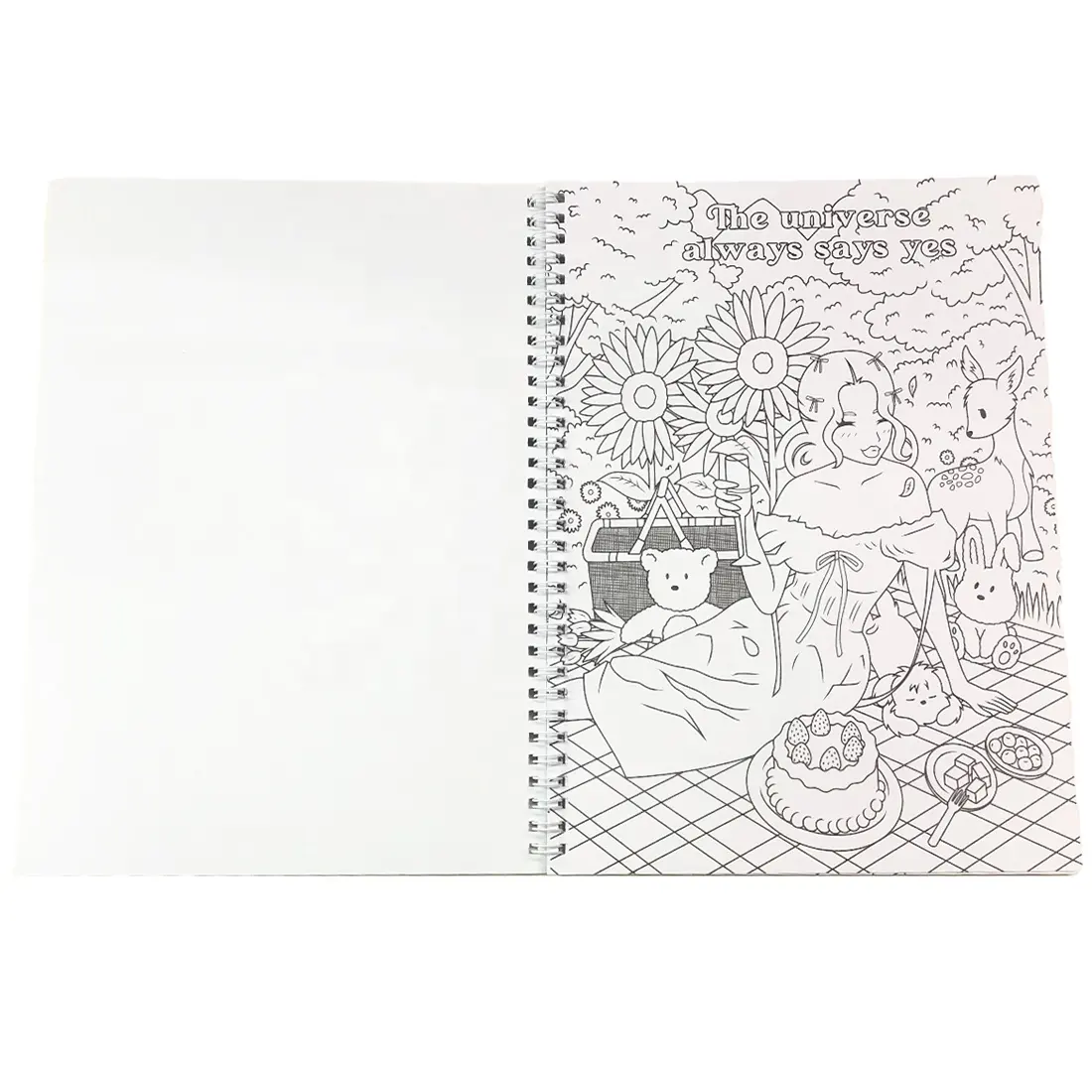 High Quality Custom Children Coloring Book Print Soft Cover Book Printing With Spiral Ring Binding