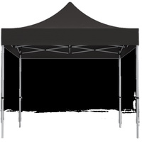 Tente pliante 3x3 imperméable, résistante aux UV et ignifuge, avec cadre en acier thermolaqué