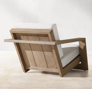 Meubles de patio de <span class=keywords><strong>jardin</strong></span> épaisseur coussins design <span class=keywords><strong>exotique</strong></span> résistant à l'eau sièges extérieurs fabriqués en teck massif chaise longue - Product Image 4