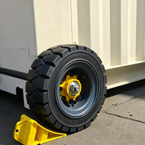 Roulettes robustes en caoutchouc massif pour conteneurs, capacité <span class=keywords><strong>de</strong></span> charge <span class=keywords><strong>de</strong></span> 7 tonnes, pour systèmes <span class=keywords><strong>de</strong></span> transport <span class=keywords><strong>de</strong></span> conteneurs et <span class=keywords><strong>de</strong></span> remorques - Product Image 2
