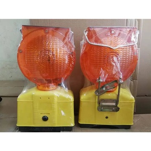 Pin <span class=keywords><strong>Powered</strong></span> Vàng Nhấp Nháy Giao Thông Blinker Led Cảnh Báo Ánh Sáng LED Barricade <span class=keywords><strong>Amber</strong></span> Đèn - Product Image 3