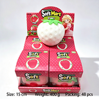 Jouet Squishy Réaliste Géant en Forme de Fruits (Fraise, Ananas, Maïs) – Idéal pour les Fêtes de Noël, Cadeau de Noël, Anti-stress