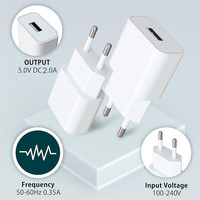 Cargadores y Adaptadores USB de 5v 2a al por Mayor, Adaptador de Corriente de 10w, Cargadores para Celular PS1, Cargador de Pared Eléctrico