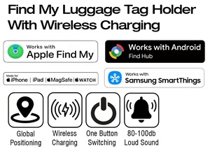 Không khí mới tag thông minh Bluetooth Tracker item Finder làm việc với tìm thấy ứng dụng của tôi Định vị toàn cầu cho các phím hành lý Satchel Ba lô - Product Image 4