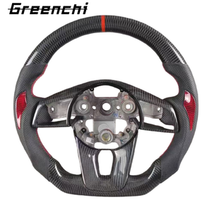 Volante de Fibra de Carbono Personalizado para <span class=keywords><strong>Kia</strong></span> K3, K5, KX5, Accesorios Interiores - Product Image 4