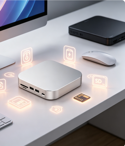 Base de Conexión Externa para SSD MiniMate de Aleación de Aluminio con 5 Puertos, Opciones de 512GB/1TB/2TB/<span class=keywords><strong>4TB</strong></span>, Adaptador Multipuerto USB-C para Portátiles (En Stock) - Product Image 3