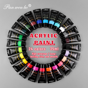 <span class=keywords><strong>Peinture</strong></span> acrylique <span class=keywords><strong>pour</strong></span> artistes, 24 couleurs, 35 ml, ensemble <span class=keywords><strong>de</strong></span> <span class=keywords><strong>peinture</strong></span> acrylique, pigment <span class=keywords><strong>de</strong></span> <span class=keywords><strong>peinture</strong></span> professionnel, <span class=keywords><strong>peinture</strong></span> acrylique <span class=keywords><strong>pour</strong></span> papier, toile, bois, céramique, pierres - Product Image 2