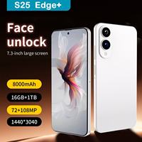S25 Edge Original 7,5 pouces Nouveau téléphone 6800mAh 4G 5G Smartphone REDMI K70 Version mondiale Mobile