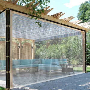 Liyuan, <span class=keywords><strong>PVC</strong></span> <span class=keywords><strong>transparente</strong></span>, impermeable, resistente al desgarro, impermeable, vinilo, toldo <span class=keywords><strong>transparente</strong></span>, dosel, recinto para Patio, <span class=keywords><strong>lona</strong></span> de vidrio suave - Product Image 5