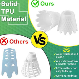 8 mini-tee de golf pour bouteille, supports de balle, outils d'entraînement, accessoires de golf pour fers, drivers et hybrides - Product Image 5