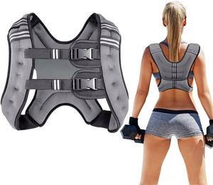 Gilet lesté réglable MDBuddy avec pompe à air en caoutchouc et plaques de poids – Équipement de fitness universel pour l'haltérophilie - Product Image 1