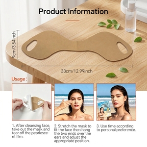 Patch de protection <span class=keywords><strong>solaire</strong></span> hydrogel anti-UV pour le tennis et les sports de plage - Product Image 1
