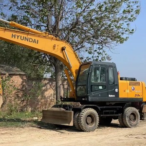 Hyundai 210W-7 Excavadora de ruedas de 21 toneladas usada con componentes de cojinete de bomba de engranajes de motor de núcleo original de segunda mano de 6 toneladas y 15 toneladas - Product Image 1