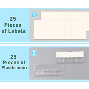 Foska FC Tủ hồ sơ thư mục 25 cái/Hộp trơn trượt các tập tin treo giấy bền và chắc chắn cho tổ chức tài liệu - Product Image 4