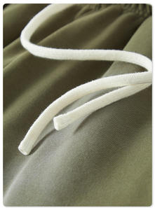 กางเกงขาสั้นผ้าฝ้ายลำลองสำหรับผู้ชายกางเกงขาสั้นลำลองแบบเรียบง่ายแฟชั่นใหม่งานตามสั่ง - Product Image 5