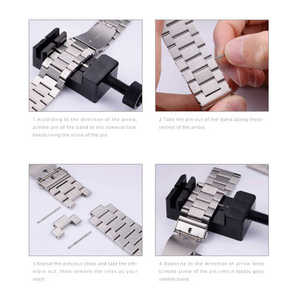Correa de reloj de metal de acero inoxidable sólido de negocios de 20mm y 22mm para correas de reloj <span class=keywords><strong>Samsung</strong></span> Correa de reloj universal - Product Image 4