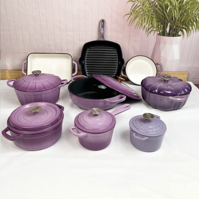 Cast Iron Enamel Pot Kitchen Cookware