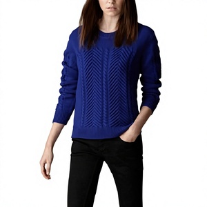 Suéter de Punto Navideño Casual para Mujer, Cuello Redondo, 100% Algodón, Manga Regular, Precio al por Mayor - Product Image 4
