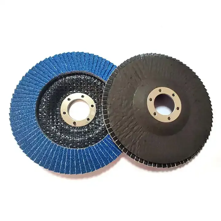 Diamond abrasive stainless steel polishing flap disc grinding wheel