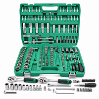 Juego de Herramientas de Reparación Manual Práctico con Llave de Trinquete y 172 Piezas para Desmontaje de Automóviles, para Uso en Talleres