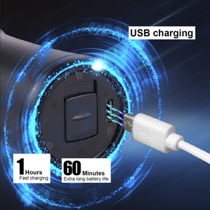 Rasoir électrique rechargeable en métal à usage de voyage portable étanche pour hommes barbe Temple cheveux Mini tondeuse - Product Image 4